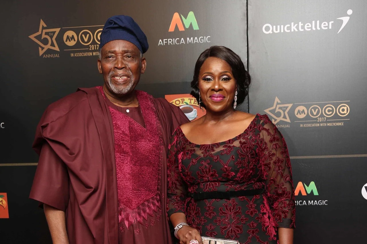 Olu Jacobs and Joke Silva